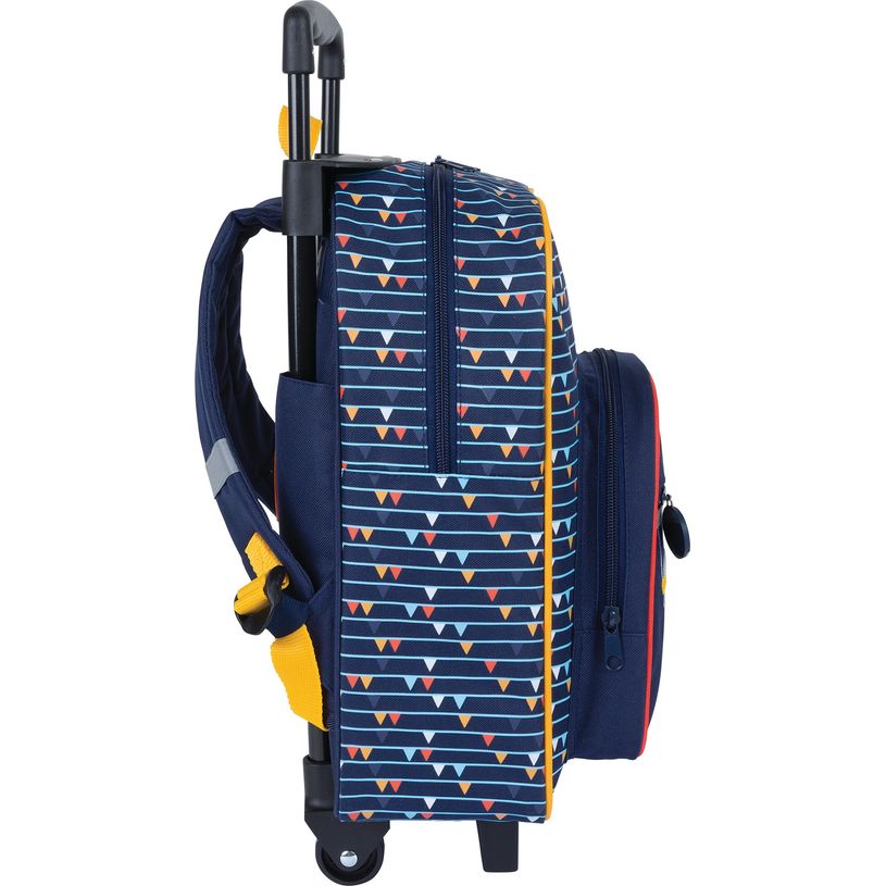 3664447172354-Sac maternelle à roulettes Circus - 1 compartiment - crocodile ou souris - Oberthur-P_405162369_5-4