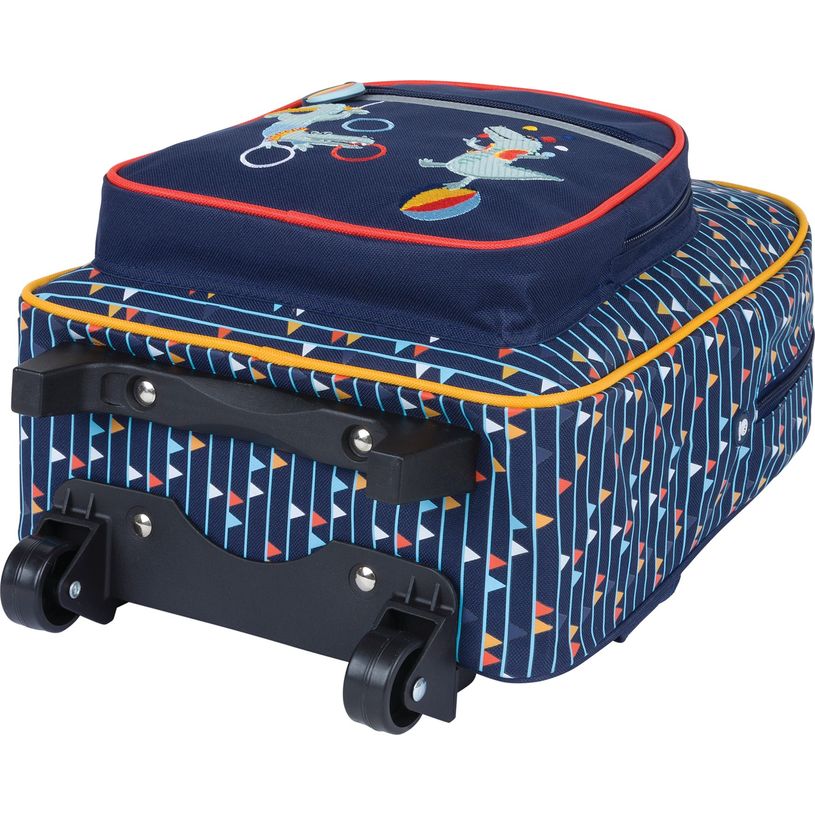 3664447172354-Sac maternelle à roulettes Circus - 1 compartiment - crocodile ou souris - Oberthur-P_405162369_6-5