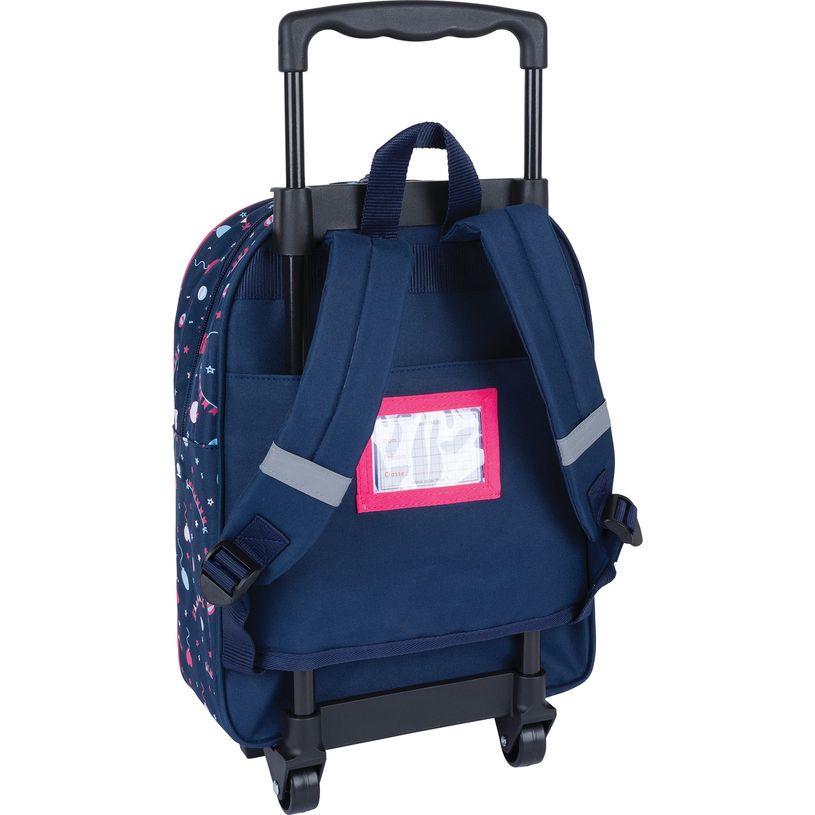 3664447172354-Sac maternelle à roulettes Circus - 1 compartiment - crocodile ou souris - Oberthur-P_405162369_7-6