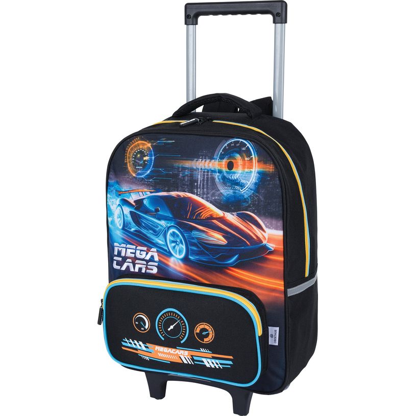 3664447173146-Sac à dos à roulettes Megacars ou Megabikes - 1 compartiment - Oberthur-P_405162370_2-1