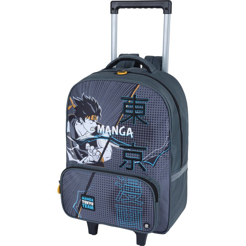 3664447172439-Sac à dos à roulettes Manga - 1 compartiment - Oberthur-P_405162371_1-0
