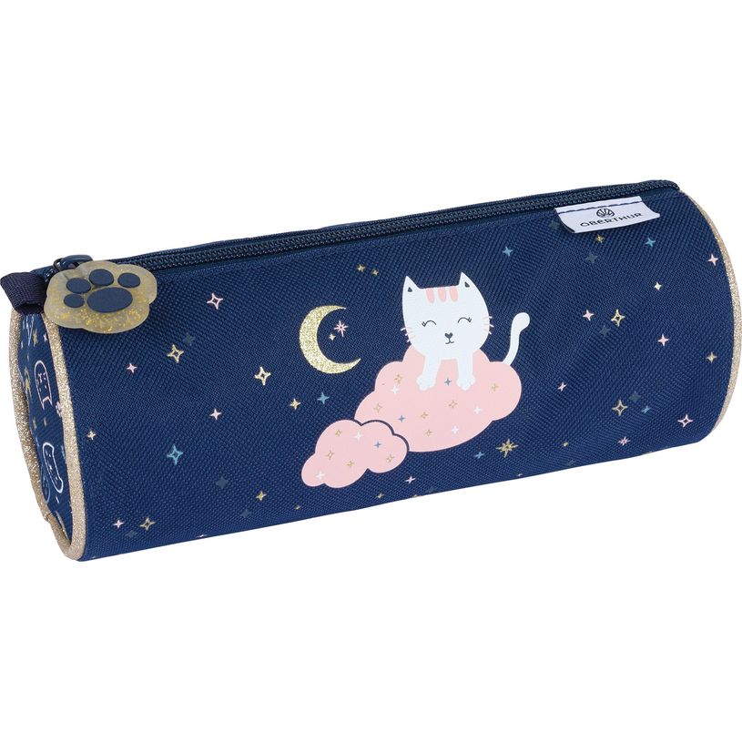 3664447172149-Trousse ronde Chaton - 1 compartiment - Oberthur-P_405162396_1-0
