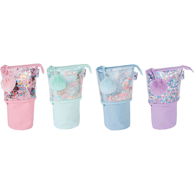 3664447173962-Trousse rétractable Confettis - 1 compartiment - différents modèles disponibles - Obert-P_405162400_1-0