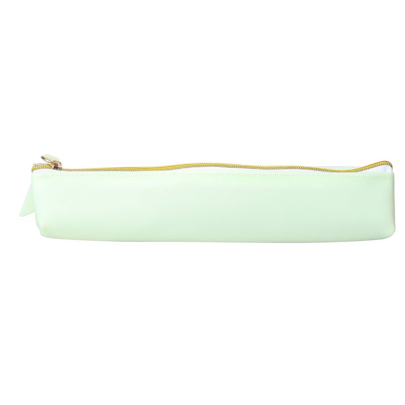 3703749251623-Trousse rectangulaire School Soft Touch - 1 compartiment - vert clair - Carpentras-P_405162536_1-0