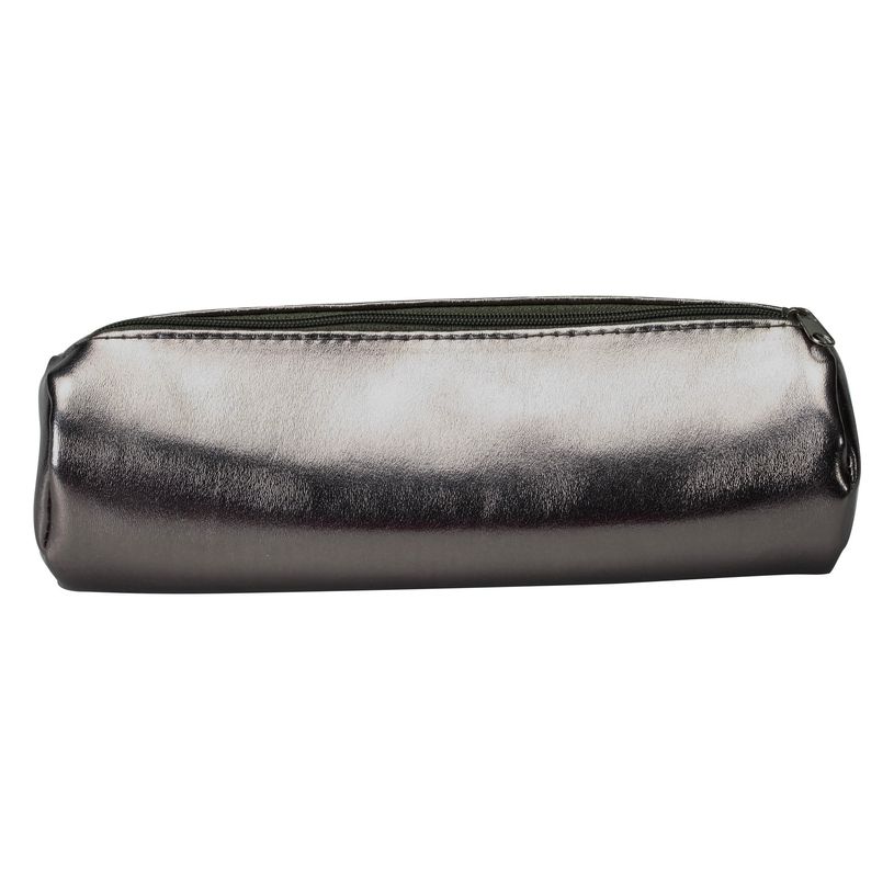 3703744251635-Trousse ronde School Metallic - 1 compartiment - gun - Carpentras-P_405162541_1-0