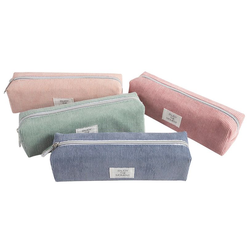 404051627672-Trousse carrée Velvet - 1 compartiment - disponible dans différentes couleurs - Exacompta-P_405162767_2-1