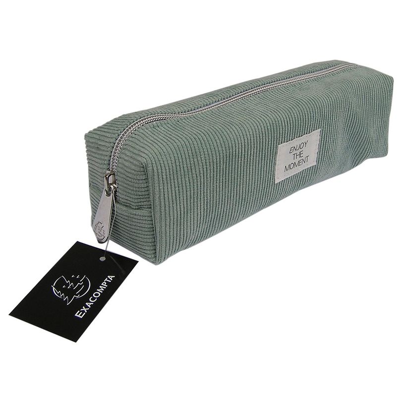 404051627672-Trousse carrée Velvet - 1 compartiment - disponible dans différentes couleurs - Exacompta-P_405162767_3-2