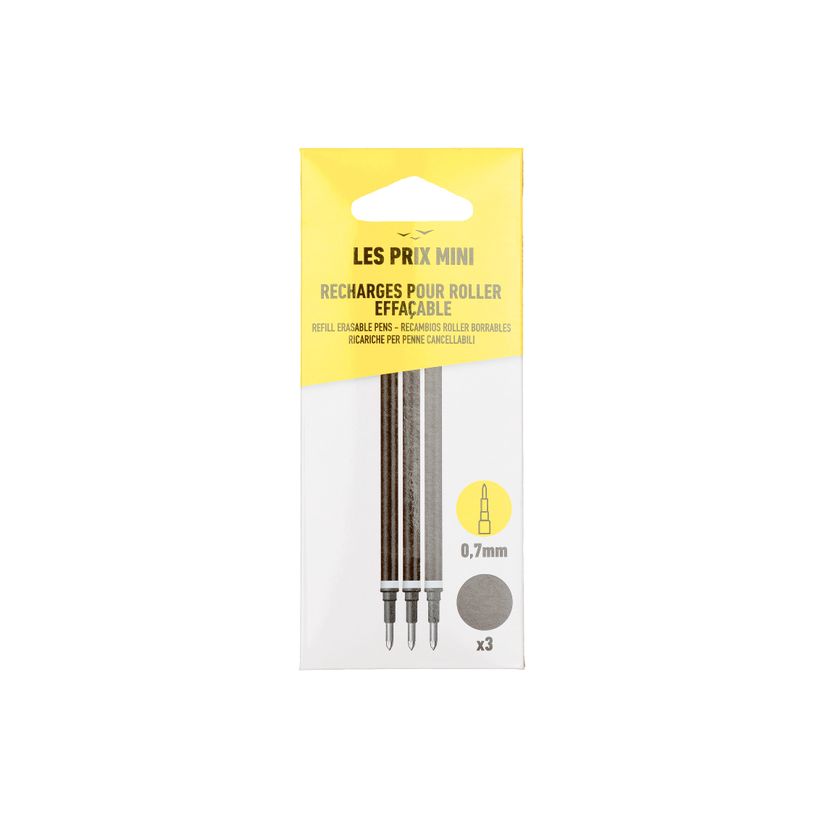 3539012004692-Les Prix Mini - Pack de 3 recharges pour stylo gel effaçable - noir-P_405162784_1-0