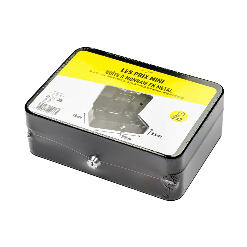 3539012004661-Les Prix Mini - Caisse à monnaie - 5 compartiments - 25 x 18 x 9 cm - noir-P_405162804_1-0