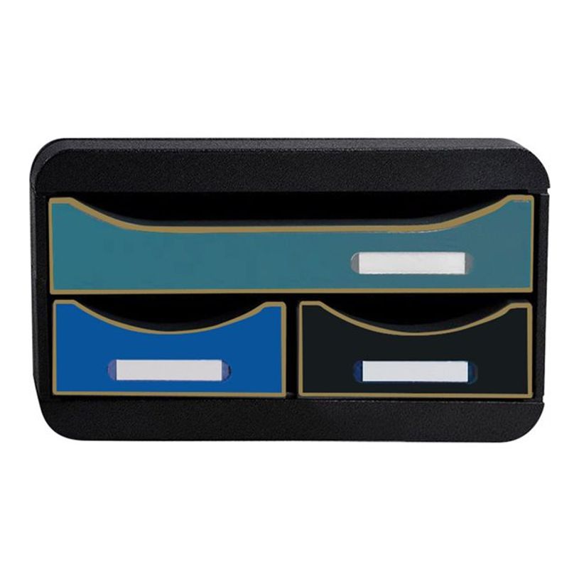 9002493115057-Exacompta Neo Deco - Module de classement 3 tiroirs - noir/multicolore-P_405162833_1-0