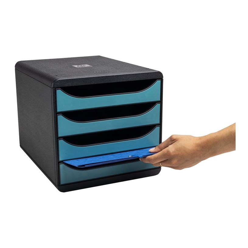 9002493310346-Exacompta Skandi - Module de classement 4 tiroirs - bleu Pacifique-P_405162849_2-1