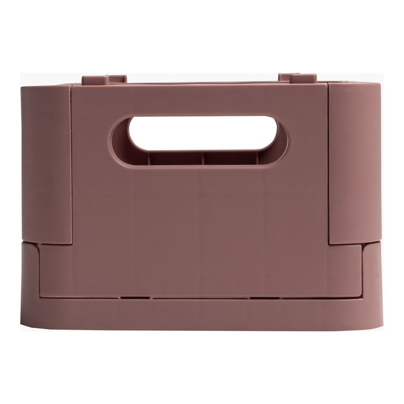 9002493270381-Exacompta Skandi - Boîte de rangement pliable - format mini (A6+) - vieux rose-P_405162878_1-0