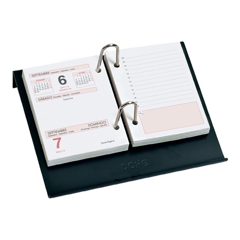 8421938904512-Dohe - Base de calendario - plástico - negro-P_405162932_1-0