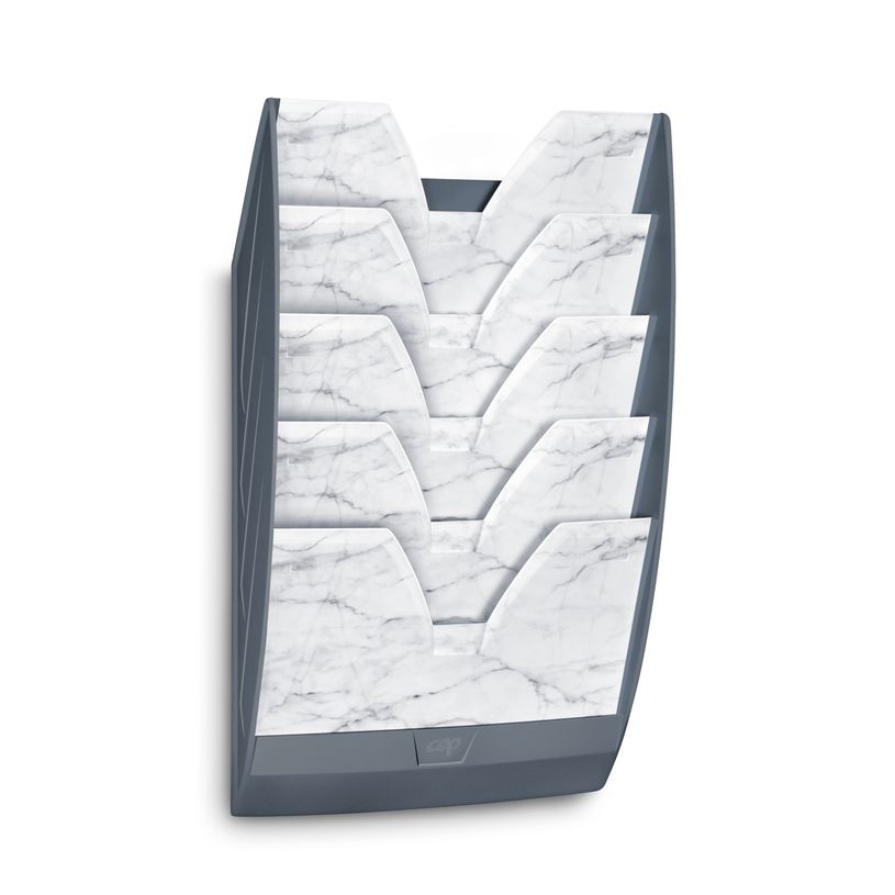 3462159018720-CEP - Présentoir mural 5 cases - marbre gris--1