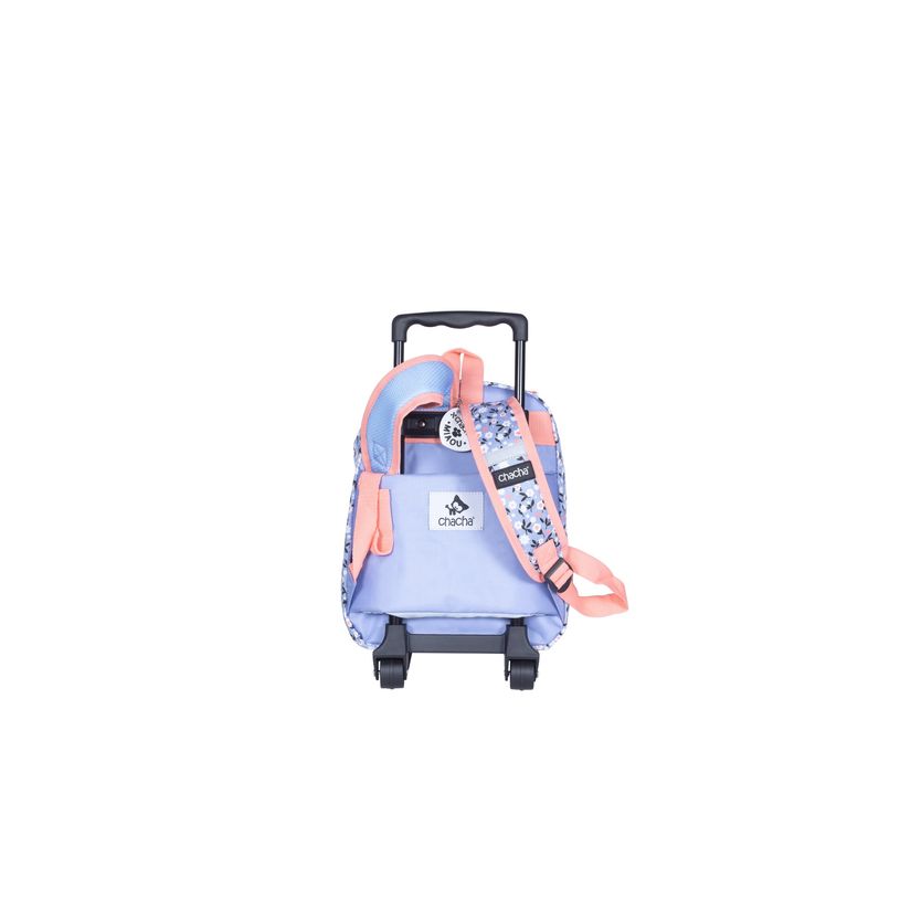 3661507622538-Sac à dos maternelle à roulettes Chacha Lovely - 1 compartiment - bleu lavande - Kid'Abo-P_405163587_2-1