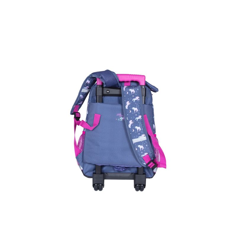 3661507522982-Sac à dos à roulettes Bella Sara Cosmic - 2 compartiments - gris - Kid'Abord-P_405163609_2-1