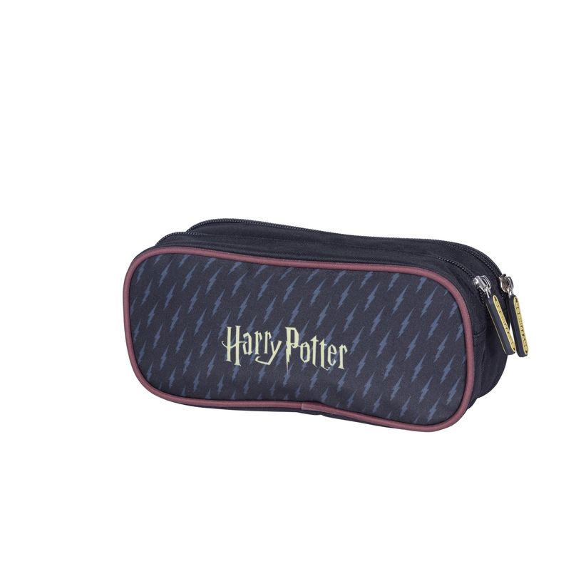 3661507527888-Trousse Harry Potter Gryffindor - 2 compartiments - noir - Kid'Abord-P_405163662_1-0