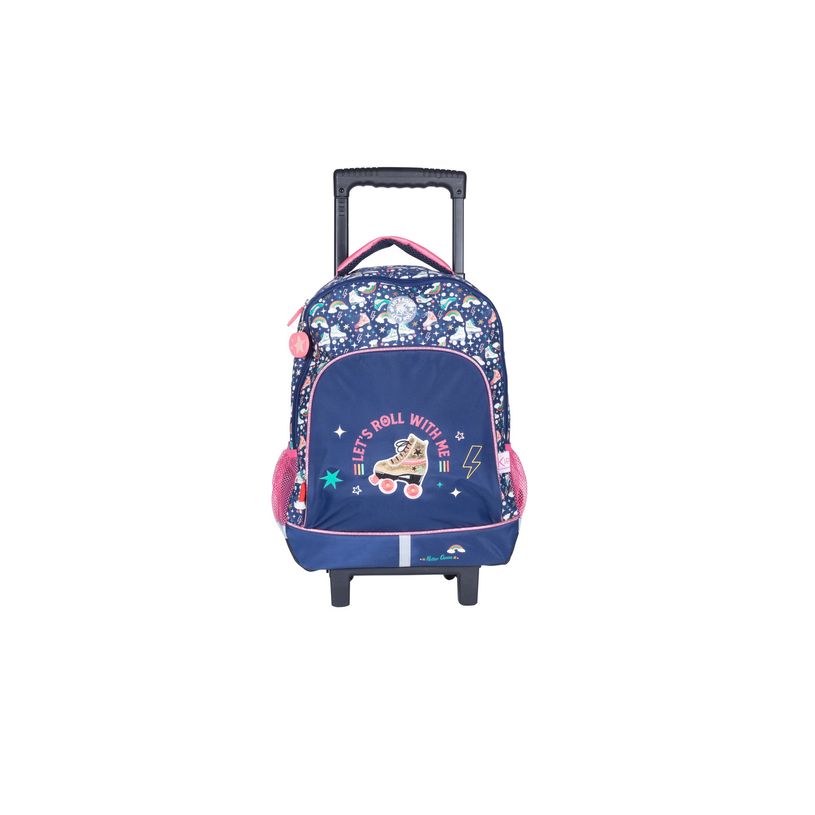 3661507022291-Sac à dos à roulettes KIP Roller - 2 compartiments - bleu marine - Kid'Abord-P_405163696_1-0