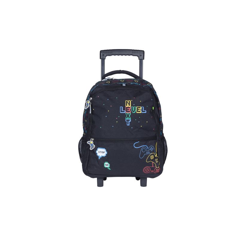 3661507022741-Sac à dos à roulettes KIP Gamer next level - 2 compartiments - noir - Kid'Abord-P_405163705_1-0