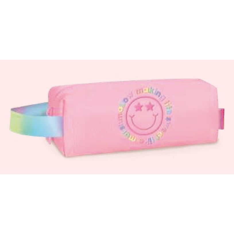 5600446652303-Trousse rectangulaire Marshmallow Happy - 1 compartiment - rose - Kid'Abord-P_405163788_1-0