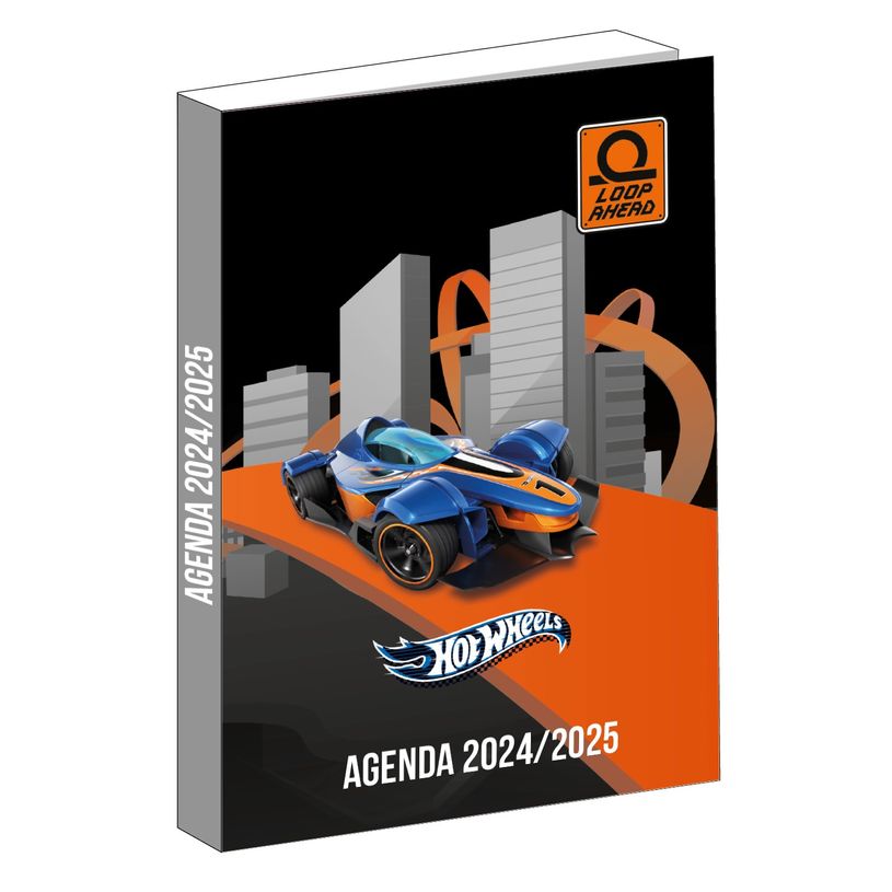 3666311024981-Agenda Hot Wheels - 1 jour par page - 12 x 17 cm - multicolore - Bagtrotter-P_405163867_1-0