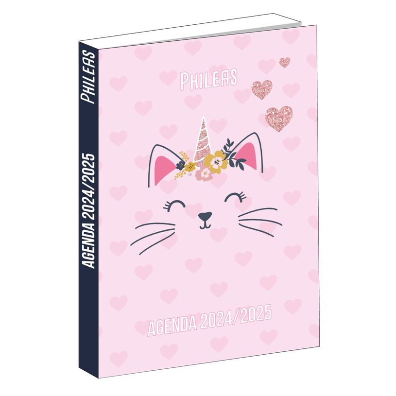 3666311024608-Agenda Phileas - 1 jour par page - 12 x 17 cm - moustache - Bagtrotter-P_405163882_1-0