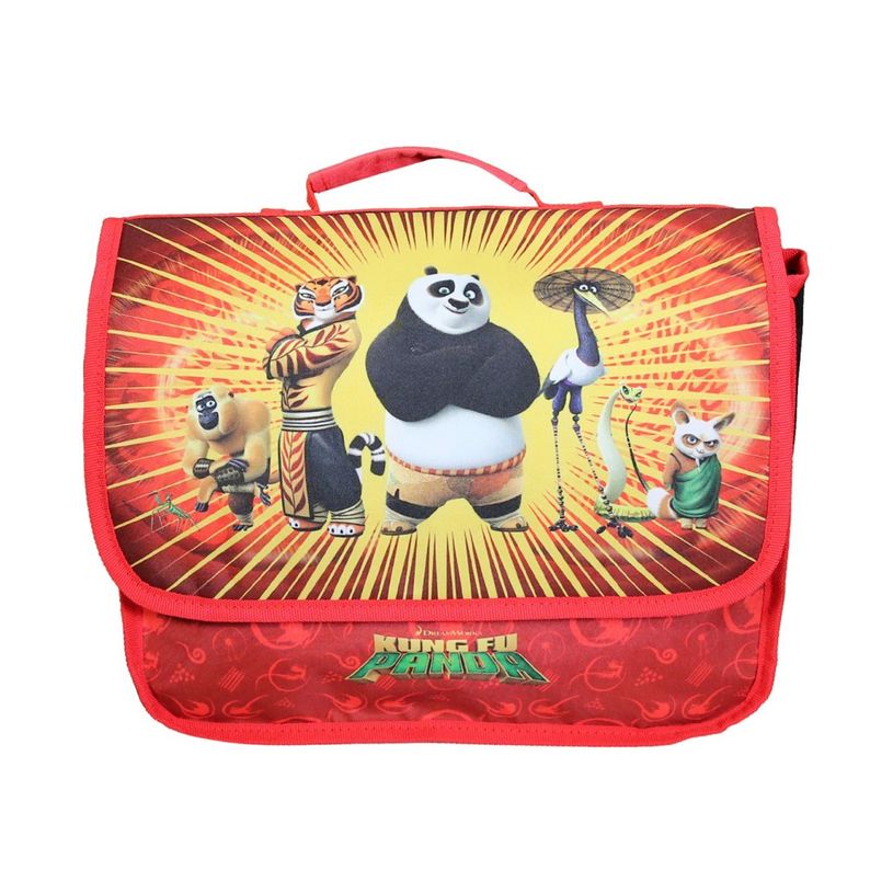 3666311022277-Cartable maternelle Kung Fu Panda - 1 compartiment - rouge - Bagtrotter-P_405163909_4-6