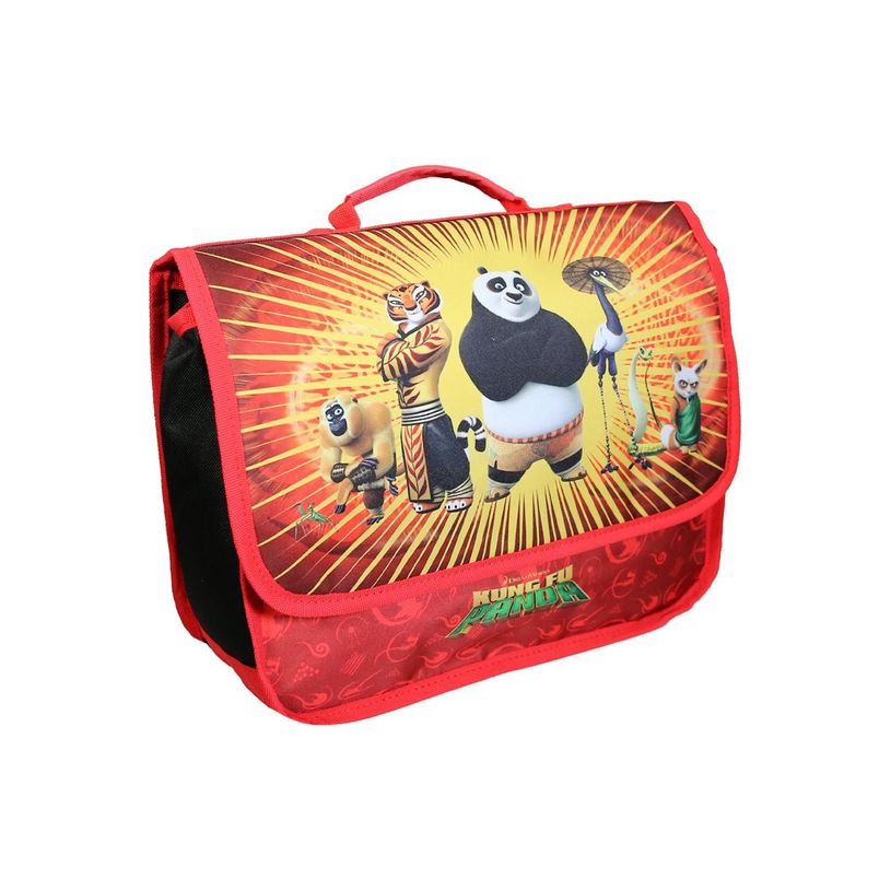 3666311022277-Cartable maternelle Kung Fu Panda - 1 compartiment - rouge - Bagtrotter-P_405163909_5-5