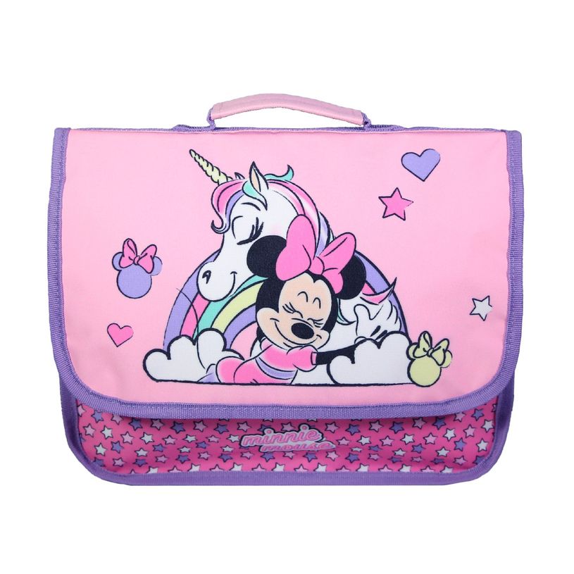 3666311024004-Cartable maternelle Minnie - 1 compartiment - rose - Bagtrotter-P_405163910_1-0