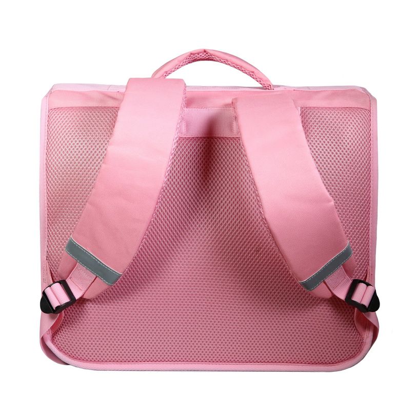 3666311022581-Cartable avec rabat réversible Barbie - 2 compartiments - rose - Bagtrotter-P_405163911_4-3