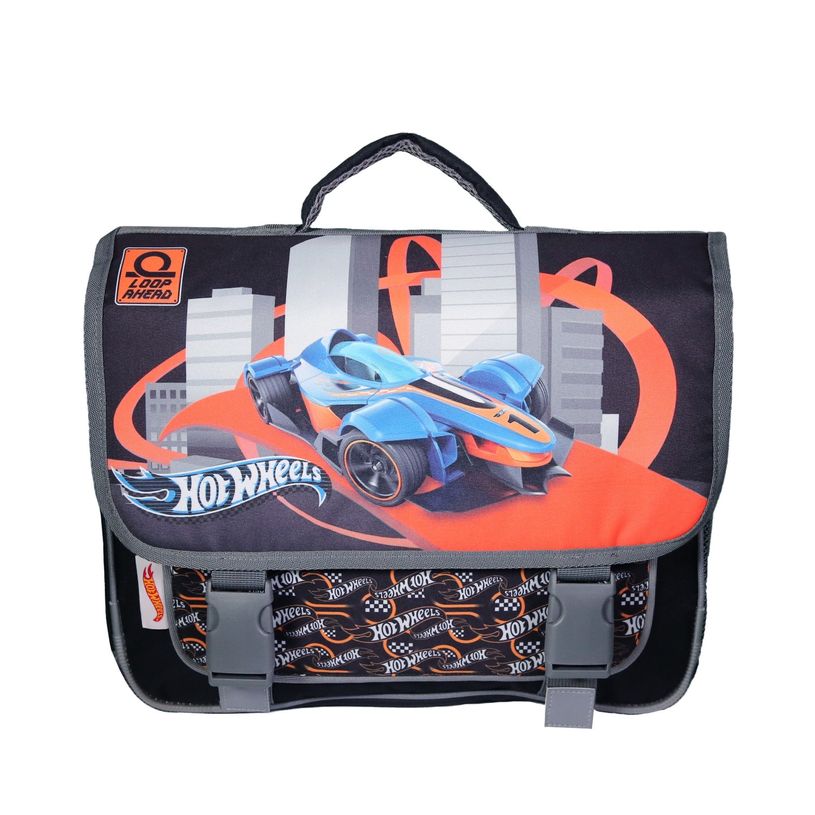 3666311021782-Cartable Hot Wheels - 38 cm - 2 compartiments - multicolore - Bagtrotter-P_405163918_1-0