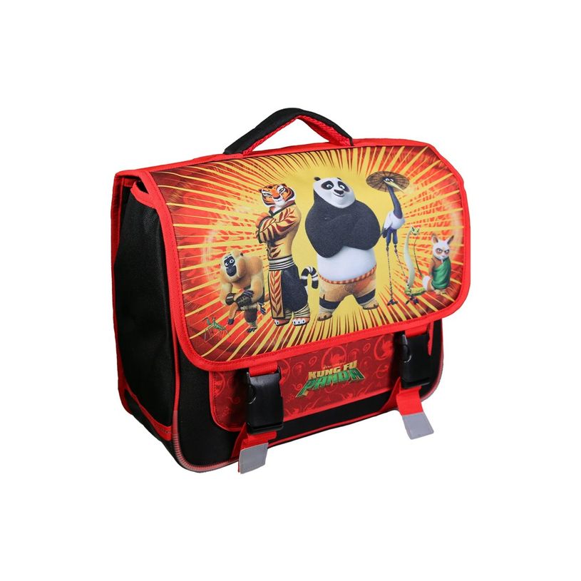 3666311022260-Cartable Kung Fu Panda - 38 cm - 2 compartiments - rouge - Bagtrotter-P_405163921_8-7