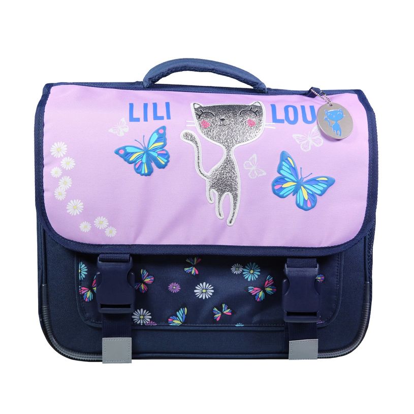 3666311021355-Cartable Lili Lou - 38 cm - 2 compartiments - violet - Bagtrotter-P_405163927_1-0