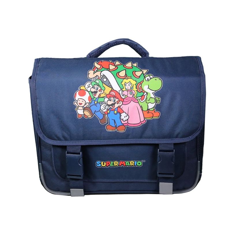 3666311023281-Cartable Super Mario - 38cm -  2 compartiments - marine - Bagtrotter-P_405163936_4-4