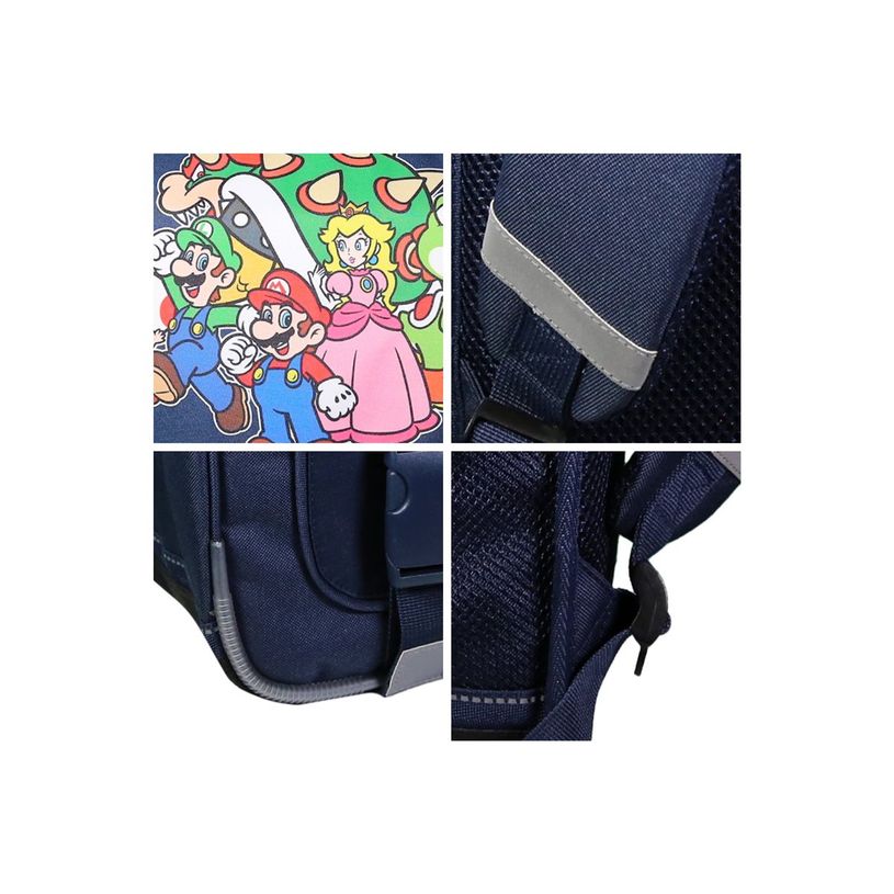 3666311023281-Cartable Super Mario - 38cm -  2 compartiments - marine - Bagtrotter-P_405163936_5-5
