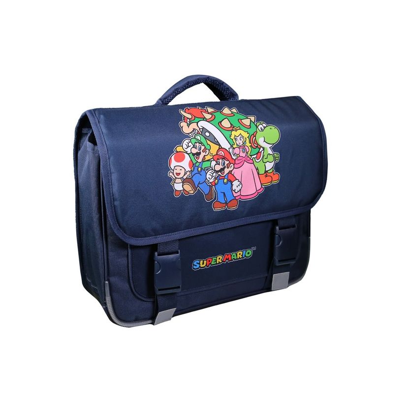 3666311023281-Cartable Super Mario - 38cm -  2 compartiments - marine - Bagtrotter-P_405163936_7-6