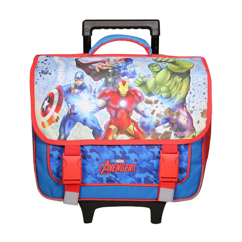 3666311019796-Cartable à roulettes Avengers - 2 compartiments - multicolore - Bagtrotter-P_405163941_1-0