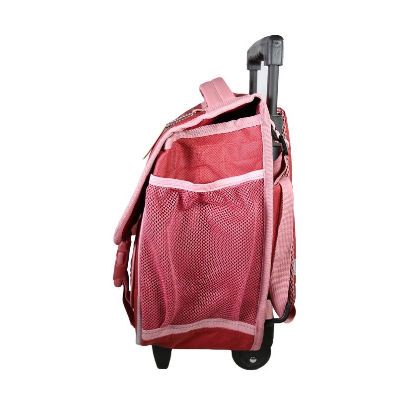 3666311026077-Cartable à roulettes Cybel - 2 compartiments - rose - Bagtrotter-P_405163943_2-1