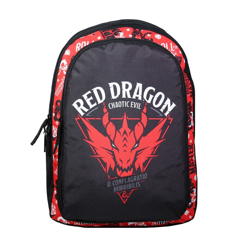 3666311019352-Sac à dos Donjons & Dragons - 2 compartiments - noir (red dragon) - Bagtrotter-P_405163970_1-0