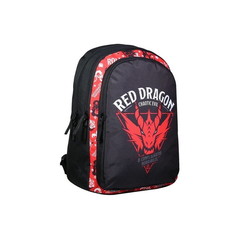 3666311019352-Sac à dos Donjons & Dragons - 2 compartiments - noir (red dragon) - Bagtrotter-P_405163970_7-5