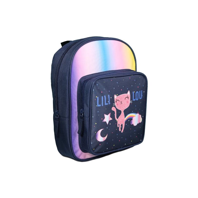 3666311021584-Sac à dos maternelle Lili Lou - 1 compartiment - bleu - Bagtrotter-P_405163983_6-3