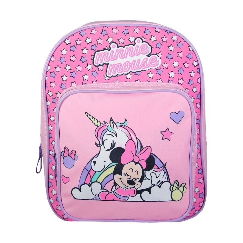 3666311024028-Sac à dos maternelle Minnie - 1 compartiment - rose - Bagtrotter-P_405163986_1-0