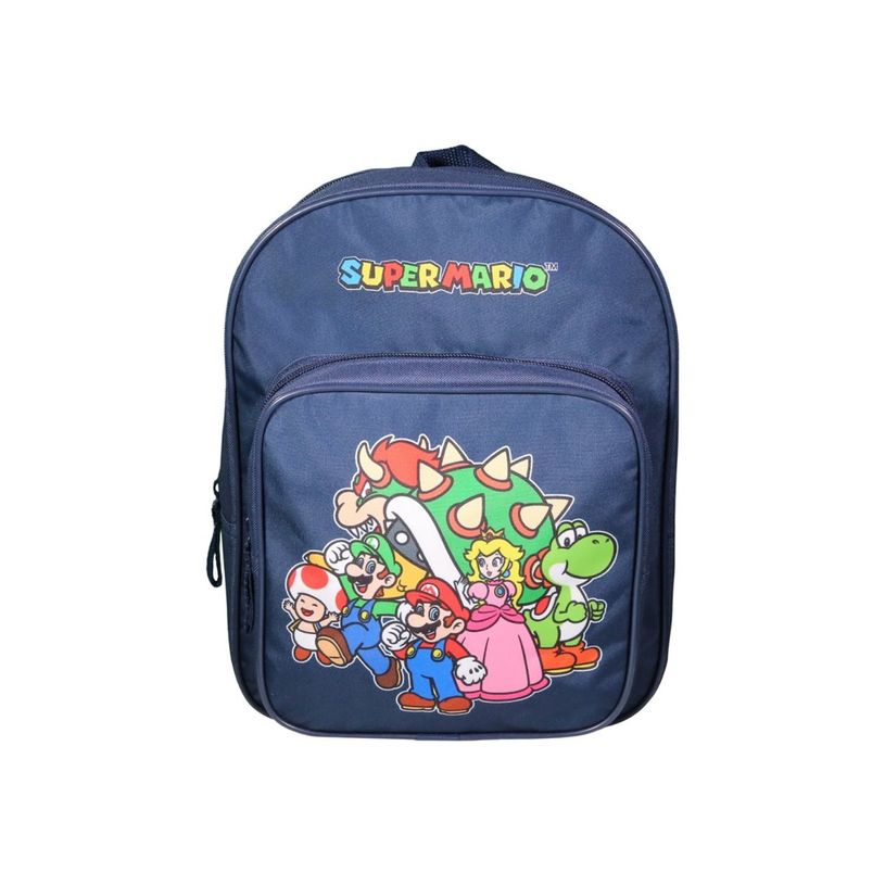 3666311023304-Sac à dos maternelle Super Mario - 1 compartiment - bleu - Bagtrotter-P_405163988_4-8
