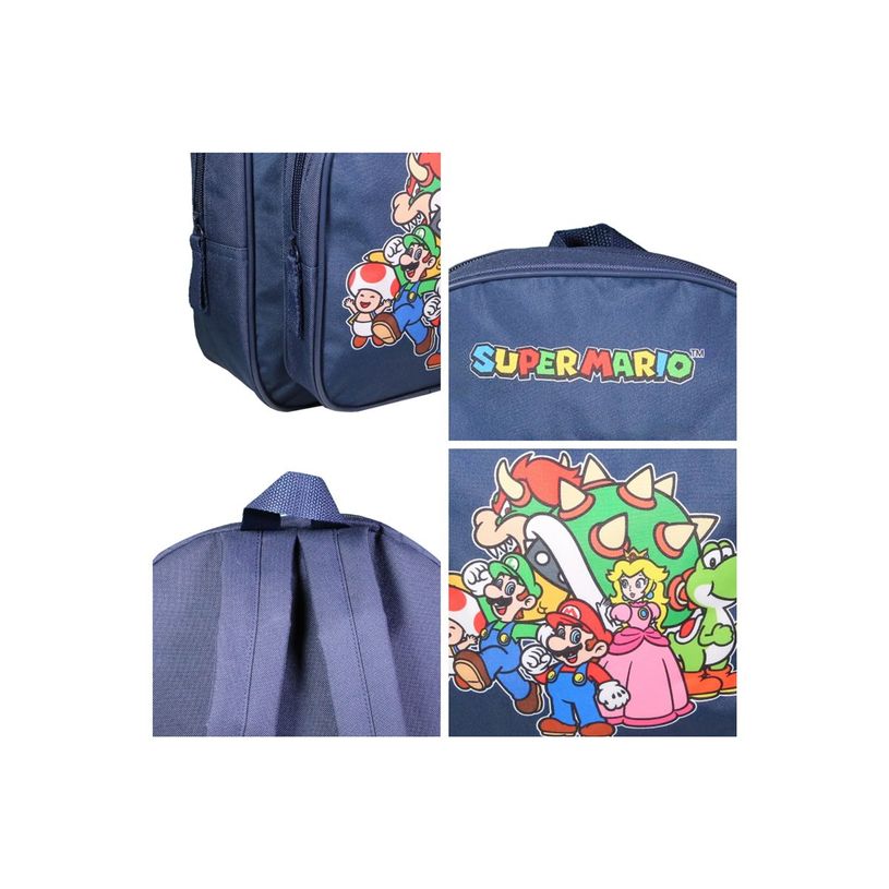 3666311023304-Sac à dos maternelle Super Mario - 1 compartiment - bleu - Bagtrotter-P_405163988_5-6