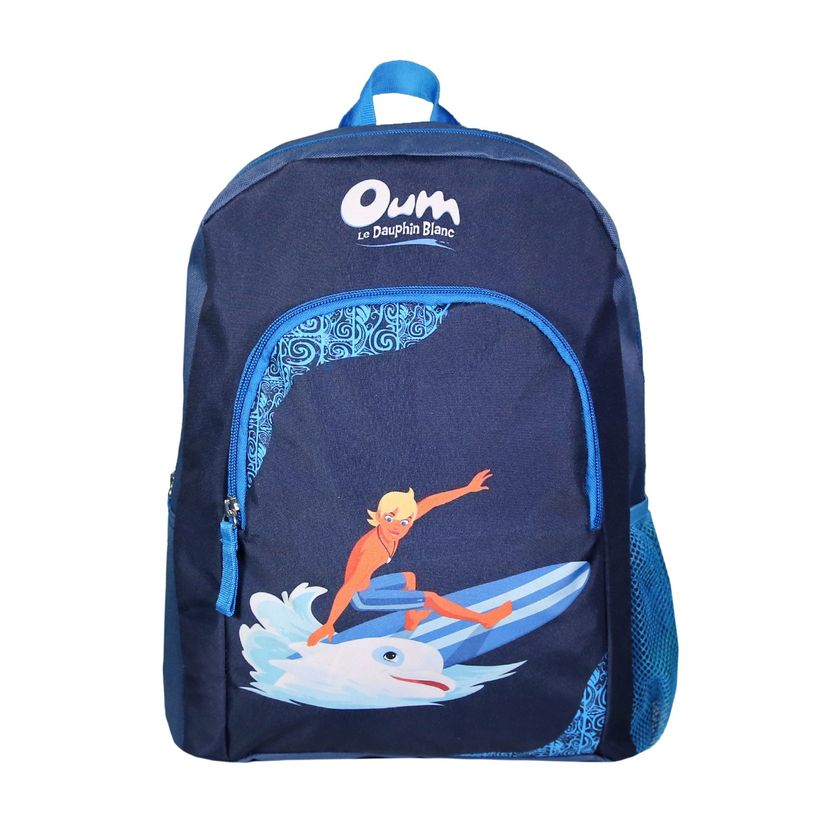 3666311022420-Sac à dos Oum le dauphin - 1 compartiment - bleu - Bagtrotter-P_405163999_1-0
