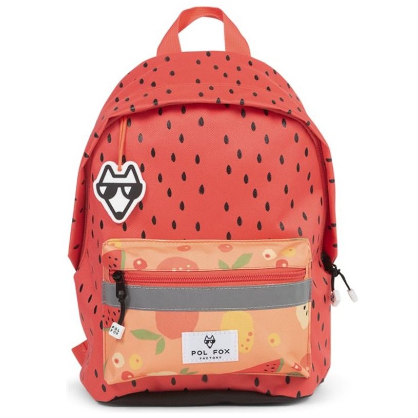 3663842008169-Sac à dos maternelle Tutti Frutti - 1 compartiment - 11L - rouge - Pol Fox--6