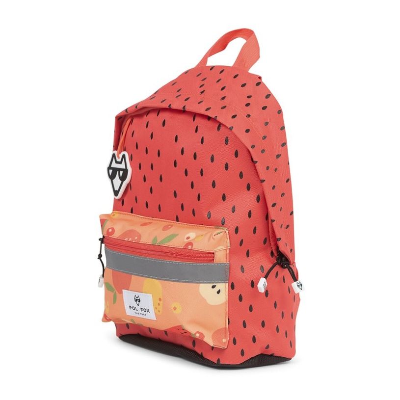 3663842008169-Sac à dos maternelle Tutti Frutti - 1 compartiment - 11L - rouge - Pol Fox--4