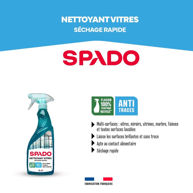 3172310300013-SPADO PRO - Produit de nettoyage vitres - vaporisateur 750 ml--1