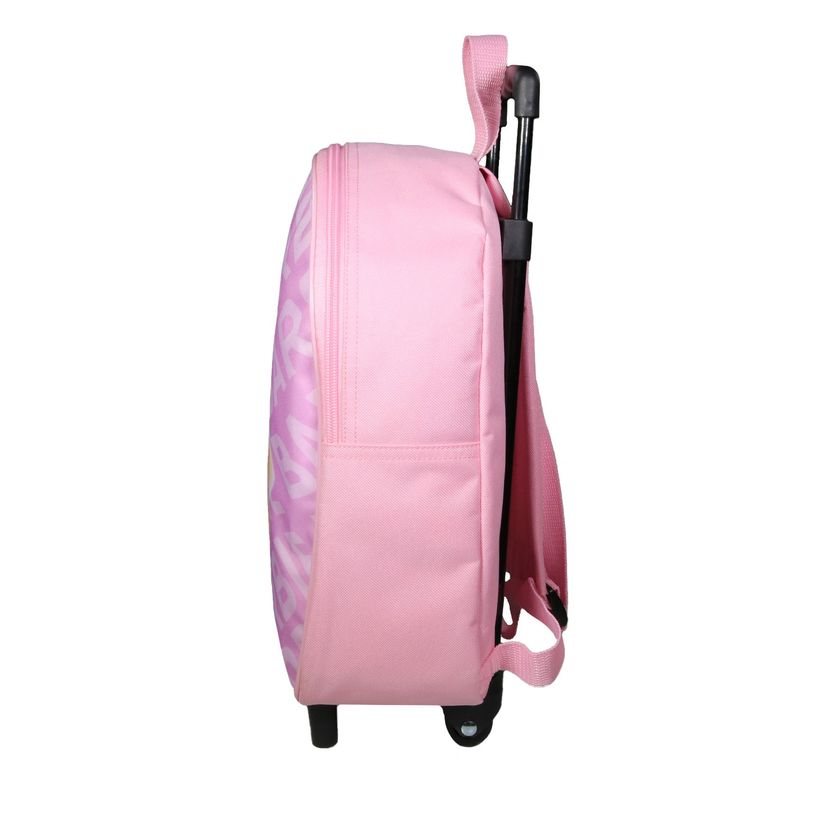 3666311022598-Sac maternelle à roulettes Barbie - 1 compartiment - rose - Bagtrotter-P_405164008_2-1