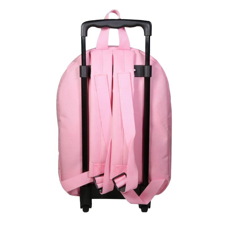 3666311022598-Sac maternelle à roulettes Barbie - 1 compartiment - rose - Bagtrotter-P_405164008_3-2